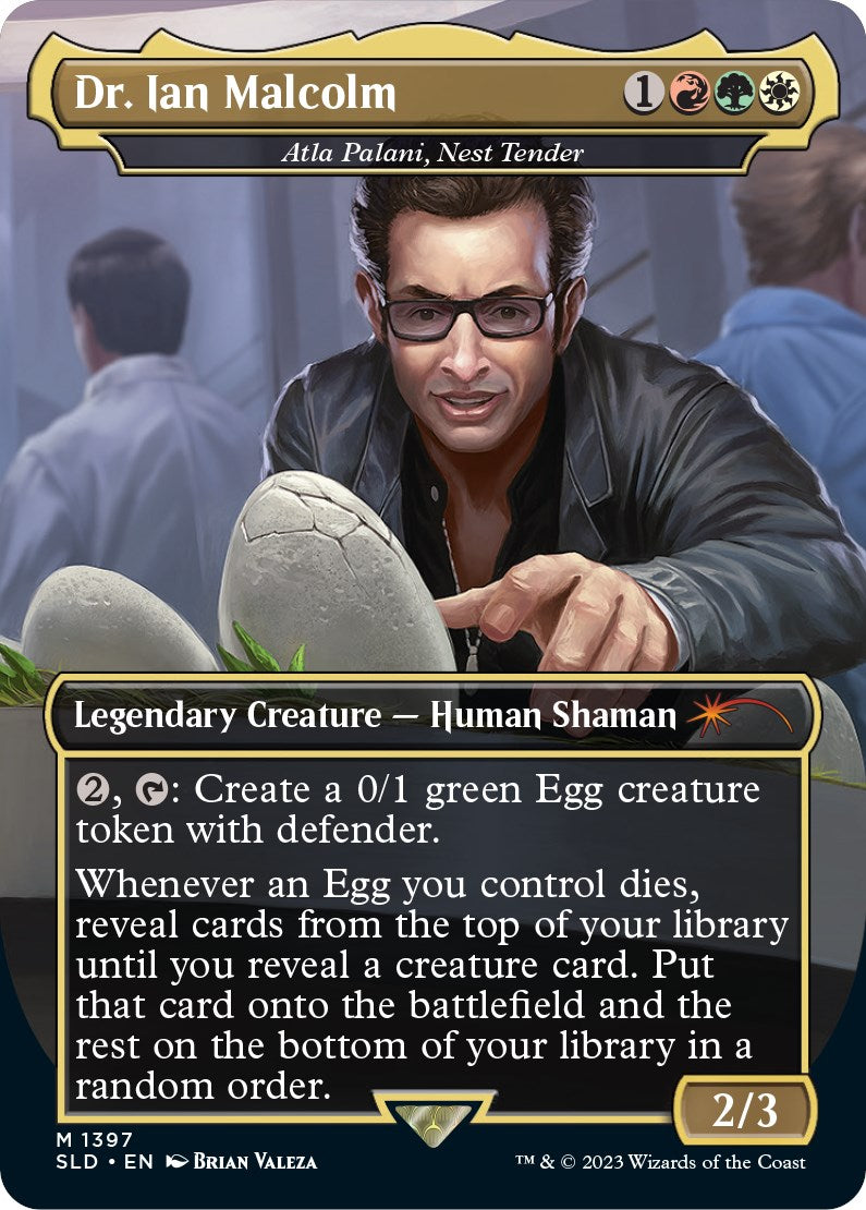 Dr. Ian Malcolm - Atla Palani, Nest Tender [Secret Lair Drop Series] - Magic: The Gathering - Card Brawlers | Quebec | Canada |