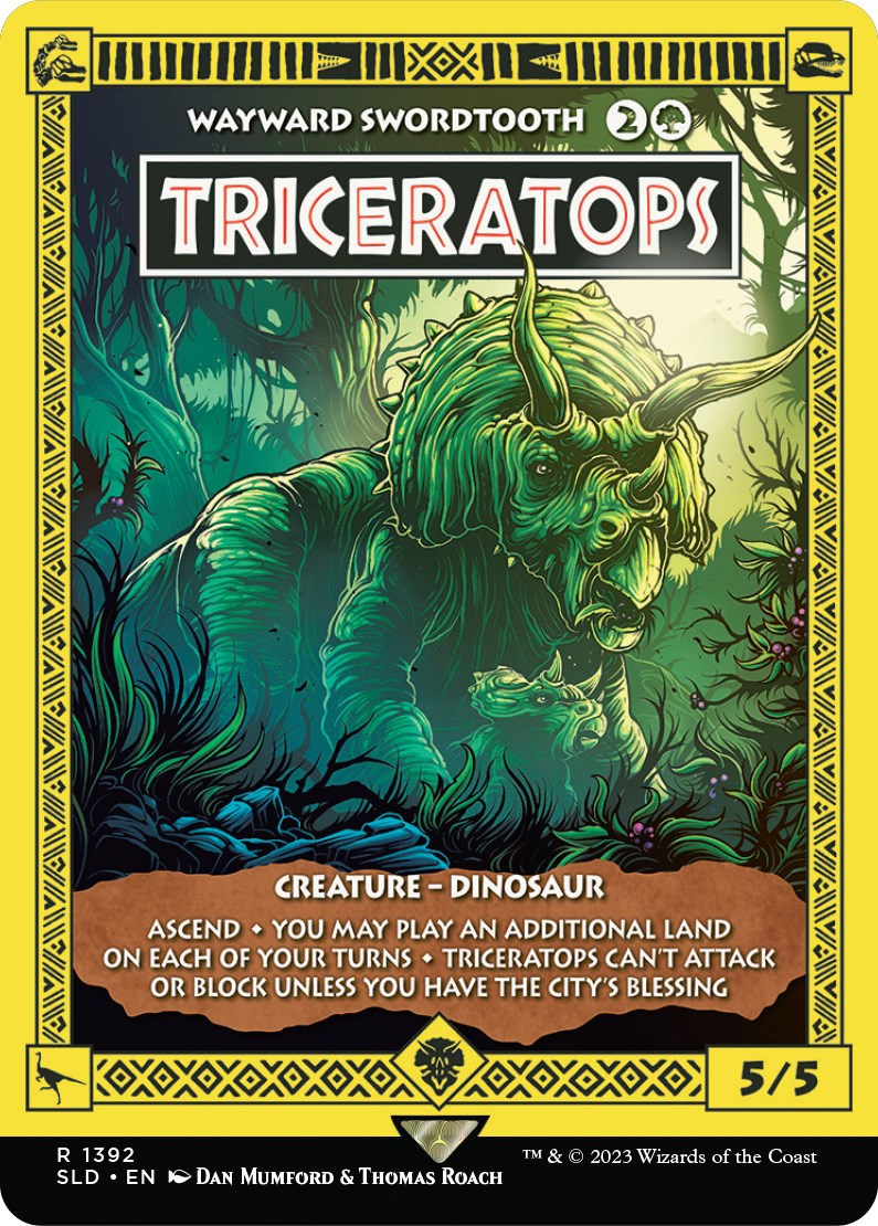 Triceratops - Wayward Swordtooth [Secret Lair Drop Series] - Magic: The Gathering - Card Brawlers | Quebec | Canada |