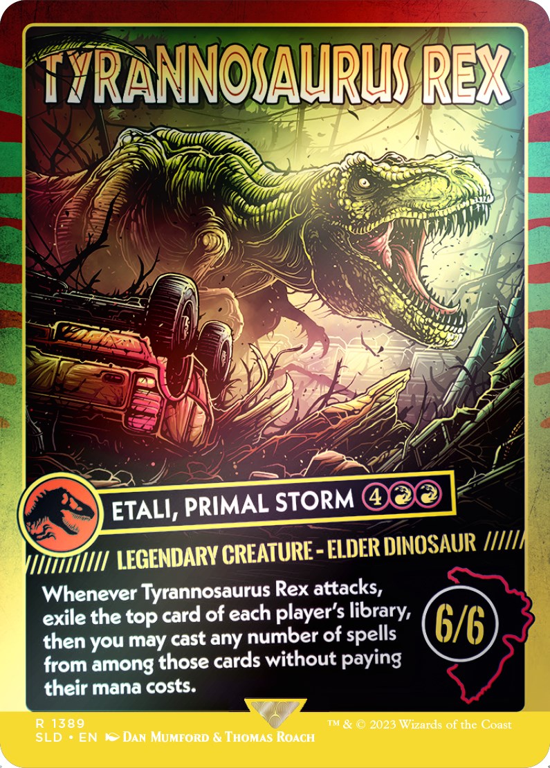 Tyrannosaurus Rex - Etali, Primal Storm (Rainbow Foil) [Secret Lair Drop Series] - Magic: The Gathering - Card Brawlers | Quebec | Canada |