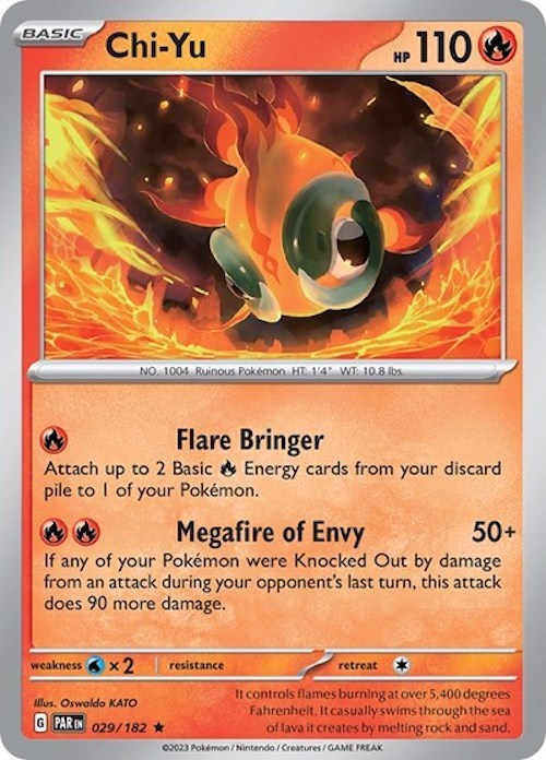 Chi-Yu (029/182) (Build & Battle Box) [Scarlet & Violet: Paradox Rift] - Pokémon - Card Brawlers | Quebec | Canada |