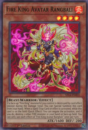 Fire King Avatar Rangbali [SR14-EN003] Ultra Rare - Yu-Gi-Oh! - Card Brawlers | Quebec | Canada |