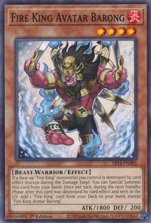 Fire King Avatar Barong [SR14-EN005] Common - Yu-Gi-Oh! - Card Brawlers | Quebec | Canada |
