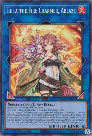 Hiita the Fire Charmer, Ablaze [SR14-EN043] Common / Short Print