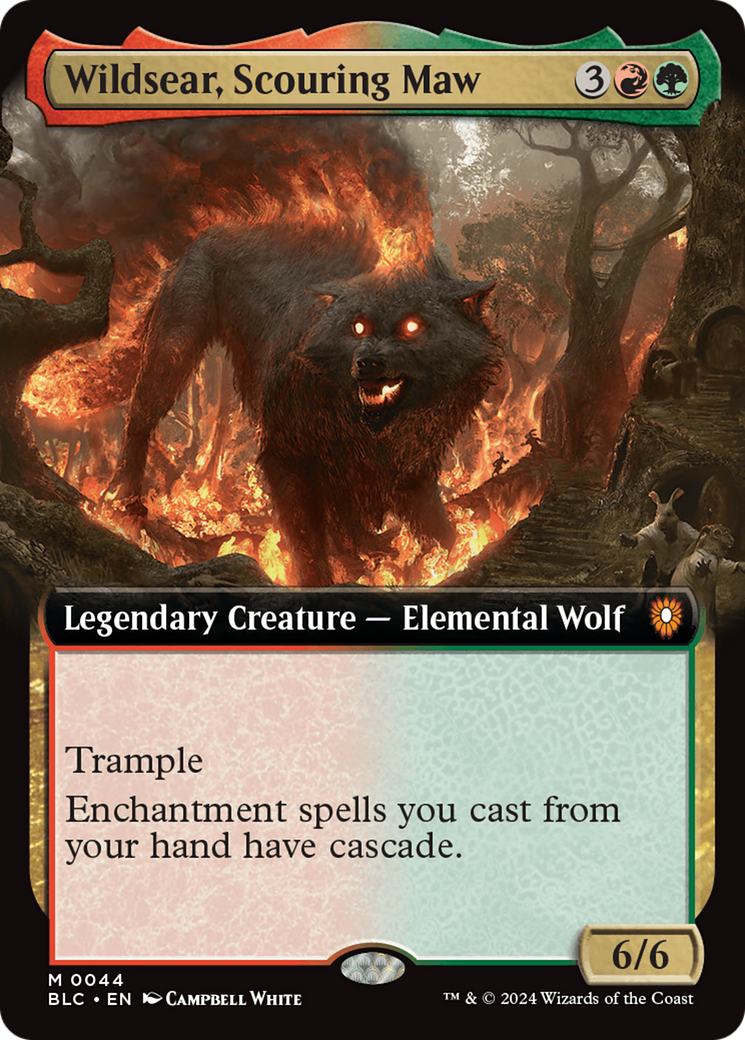 Wildsear, Scouring Maw (Extended Art) [Bloomburrow Commander] - Magic: The Gathering - Card Brawlers | Quebec | Canada |