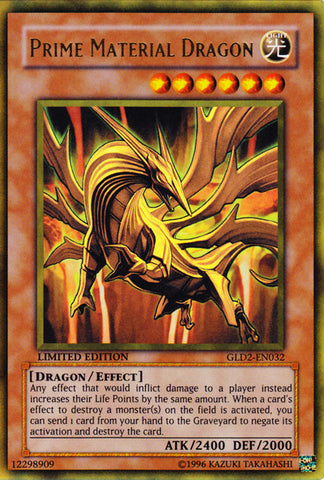 Prime Material Dragon [GLD2-EN032] Ultra Rare - Yu-Gi-Oh! - Card Brawlers | Quebec | Canada |