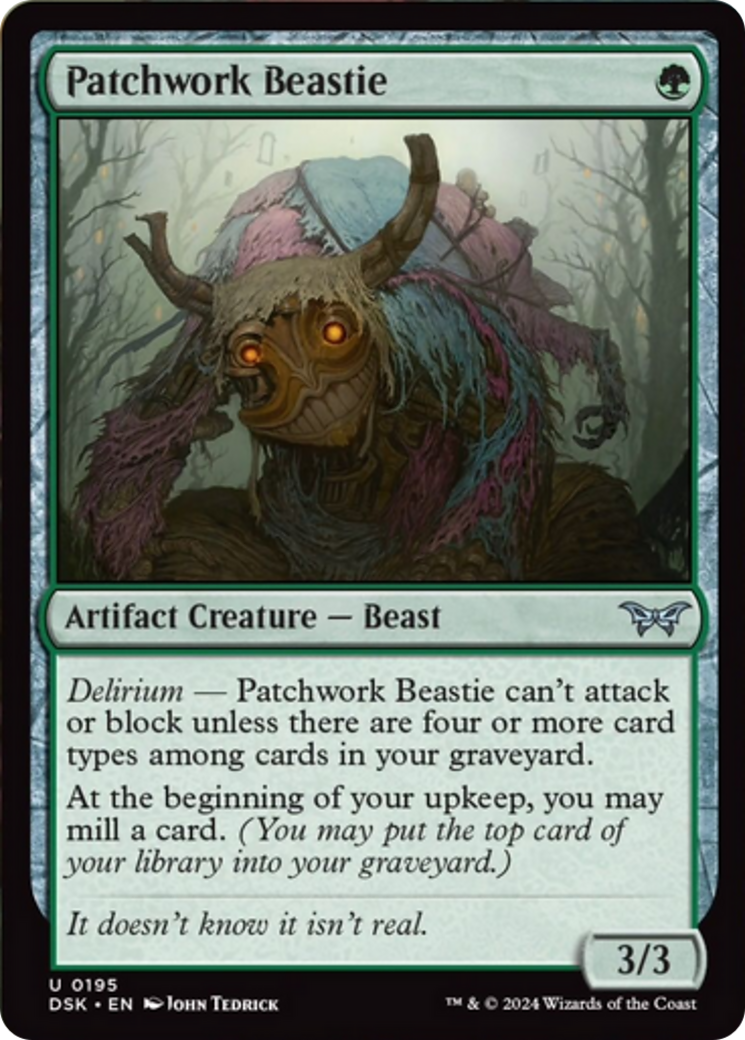 Patchwork Beastie [Duskmourn: House of Horror] - Magic: The Gathering - Card Brawlers | Quebec | Canada |
