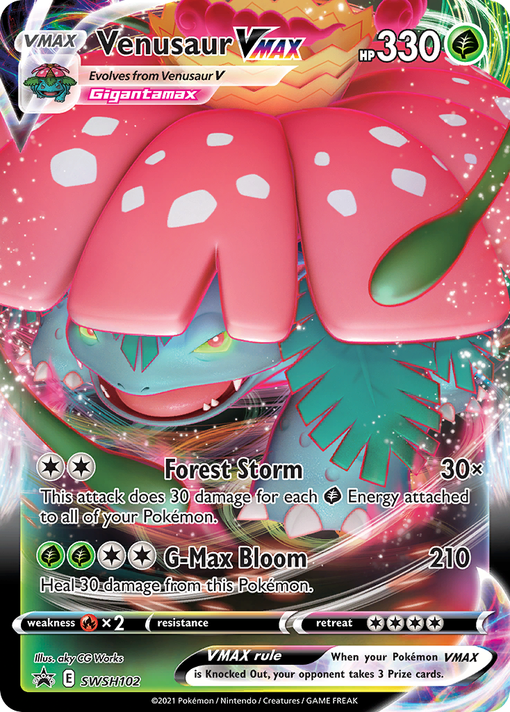 Venusaur VMAX (SWSH102) [Sword & Shield: Black Star Promos] - Pokémon - Card Brawlers | Quebec | Canada |