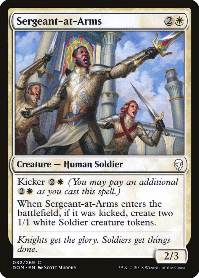 Sergeant-at-Arms [Dominaria] - Magic: The Gathering - Card Brawlers | Quebec | Canada |