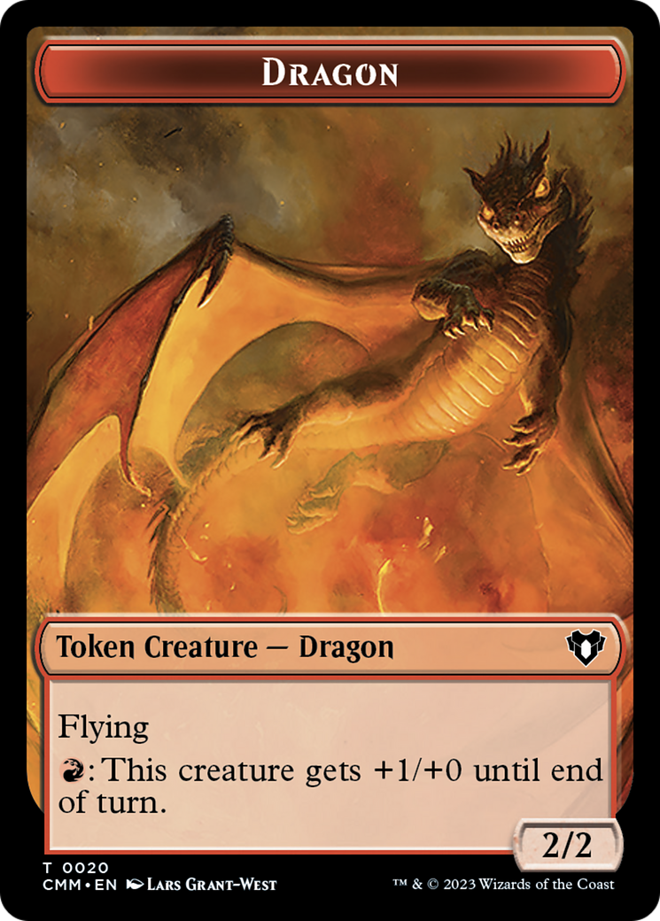 Dragon Token (20) [Commander Masters Tokens] - Magic: The Gathering - Card Brawlers | Quebec | Canada |