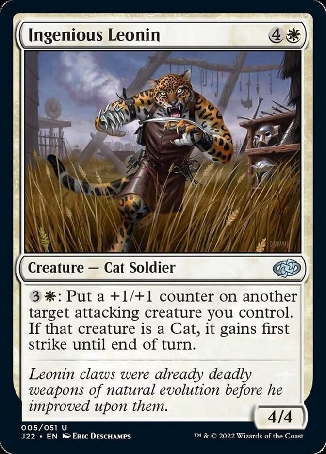 Ingenious Leonin [Jumpstart 2022] - Magic: The Gathering - Card Brawlers | Quebec | Canada |