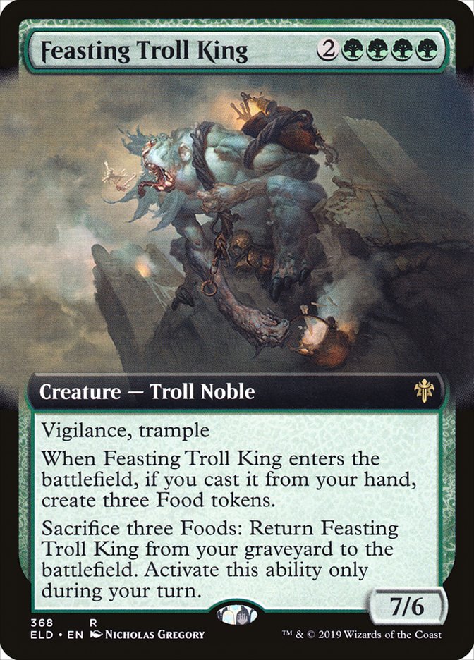 Feasting Troll King (Extended Art) [Throne of Eldraine] - Magic: The Gathering - Card Brawlers | Quebec | Canada |