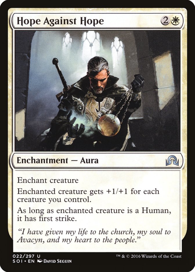 Hope Against Hope [Shadows over Innistrad] - Magic: The Gathering - Card Brawlers | Quebec | Canada |