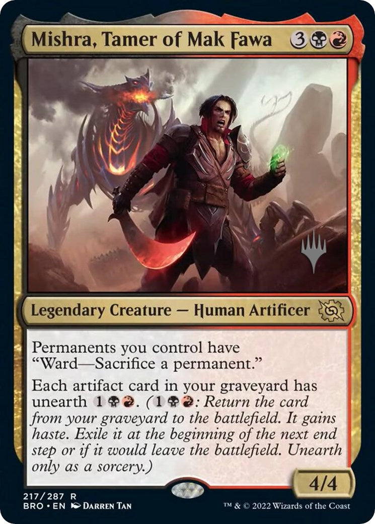 Mishra, Tamer of Mak Fawa (Promo Pack) [The Brothers' War Promos] - Magic: The Gathering - Card Brawlers | Quebec | Canada |