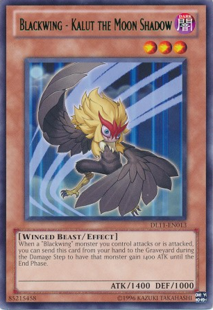 Blackwing - Kalut the Moon Shadow (Green) [DL11-EN013] Rare - Yu-Gi-Oh! - Card Brawlers | Quebec | Canada |
