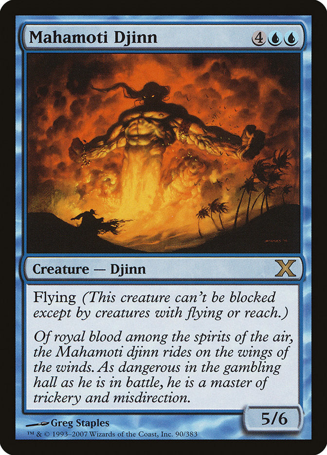 Mahamoti Djinn [Tenth Edition] - Magic: The Gathering - Card Brawlers | Quebec | Canada |