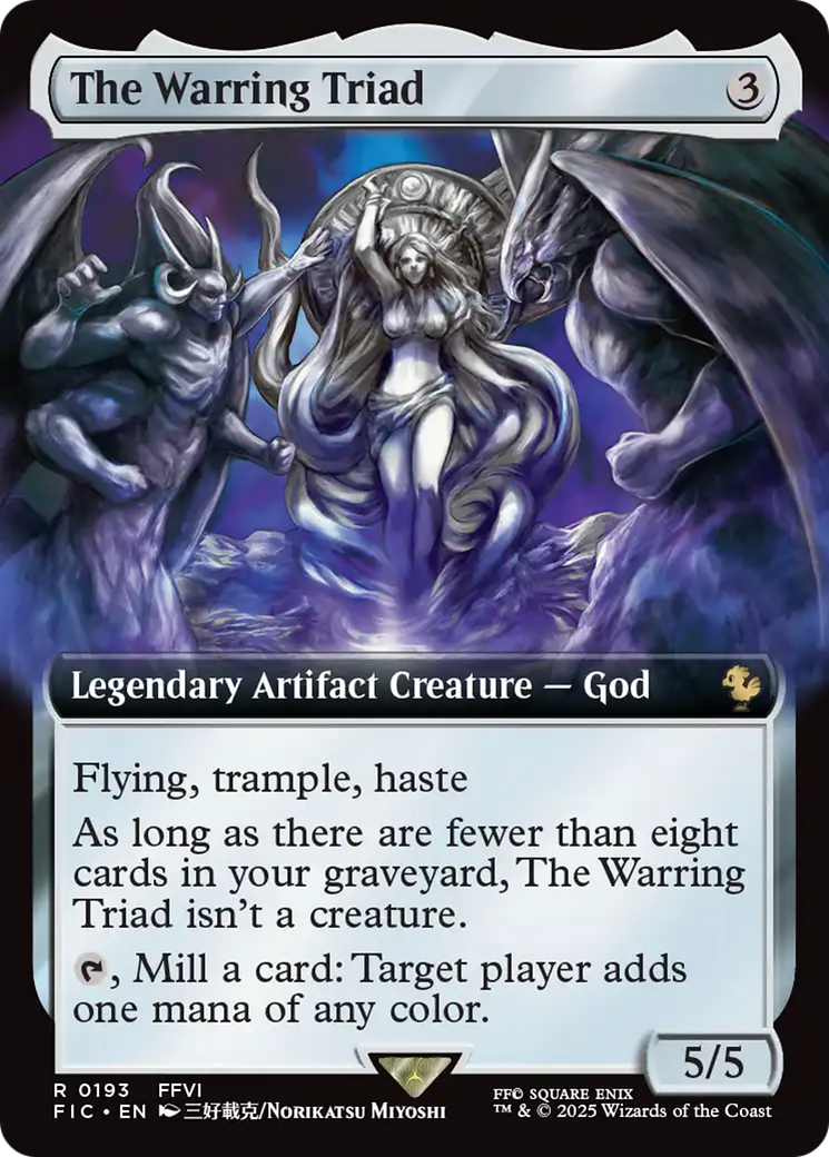 The Warring Triad (Extended Art) [FINAL FANTASY Commander] - Magic: The Gathering - Card Brawlers | Quebec | Canada |