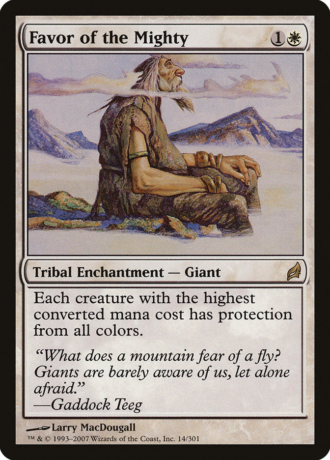 Favor of the Mighty [Lorwyn] - Magic: The Gathering - Card Brawlers | Quebec | Canada |