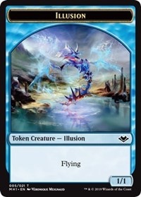 Illusion (005) // Golem (018) Double-Sided Token [Modern Horizons Tokens] - Magic: The Gathering - Card Brawlers | Quebec | Canada |