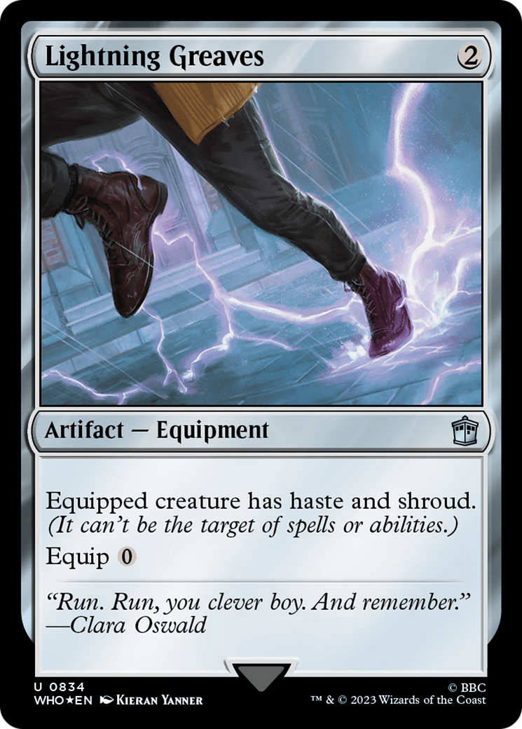 Lightning Greaves (Surge Foil) [Doctor Who] - Magic: The Gathering - Card Brawlers | Quebec | Canada |