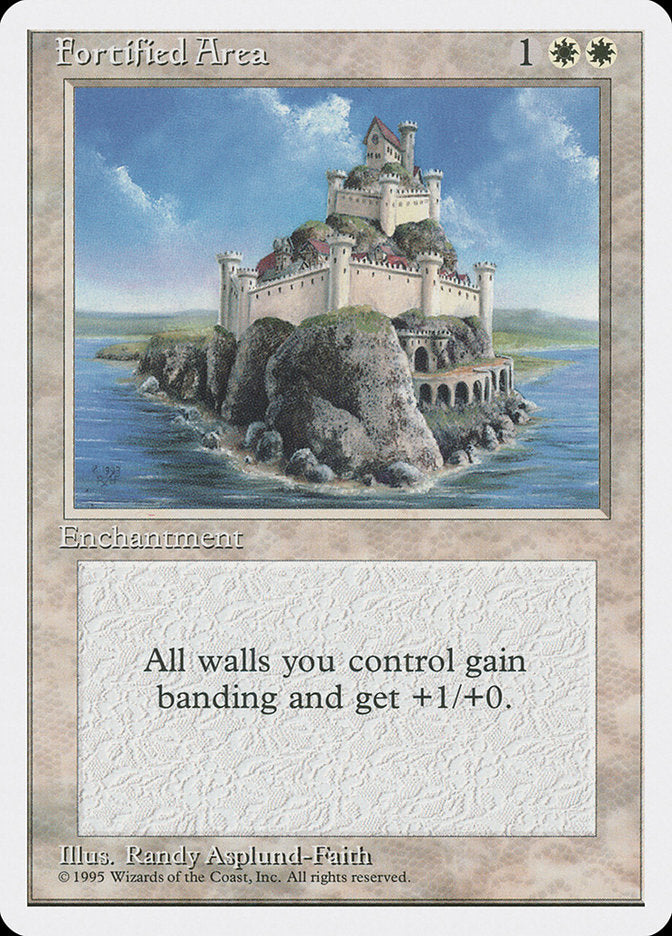 Fortified Area [Fourth Edition] - Magic: The Gathering - Card Brawlers | Quebec | Canada |