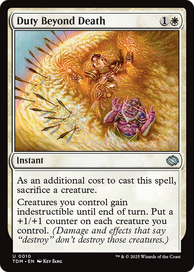 Duty Beyond Death [Tarkir: Dragonstorm] - Magic: The Gathering - Card Brawlers | Quebec | Canada |
