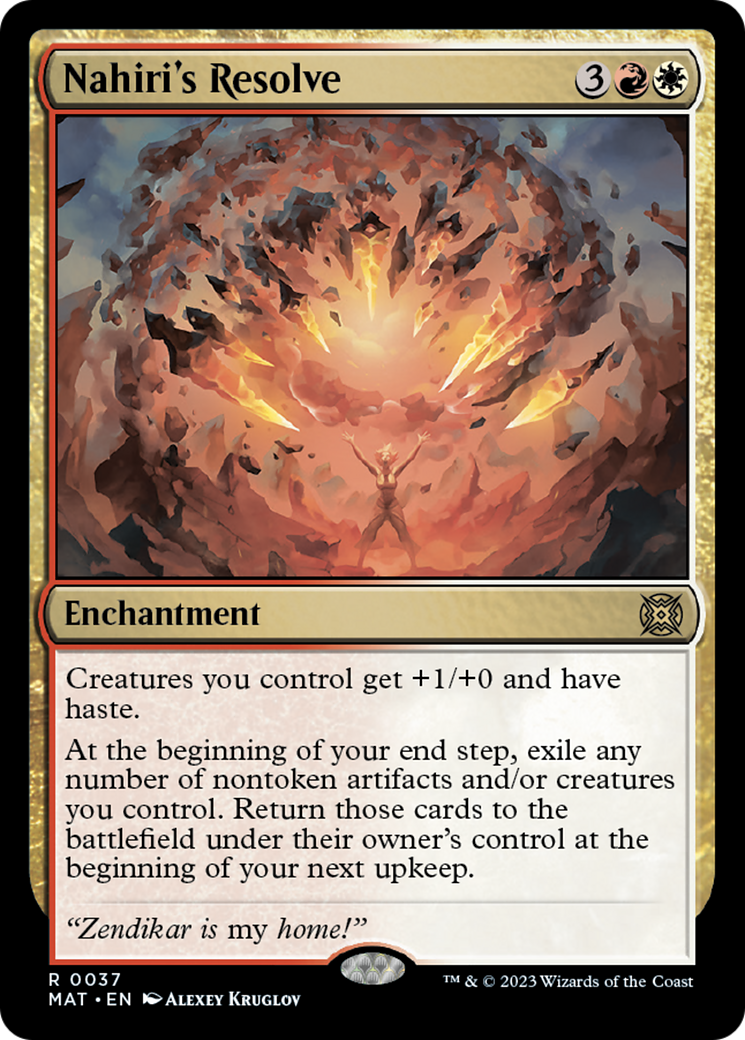 Nahiri's Resolve [March of the Machine: The Aftermath] - Magic: The Gathering - Card Brawlers | Quebec | Canada |