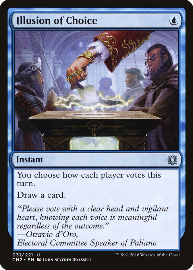 Illusion of Choice [Conspiracy: Take the Crown] - Magic: The Gathering - Card Brawlers | Quebec | Canada |