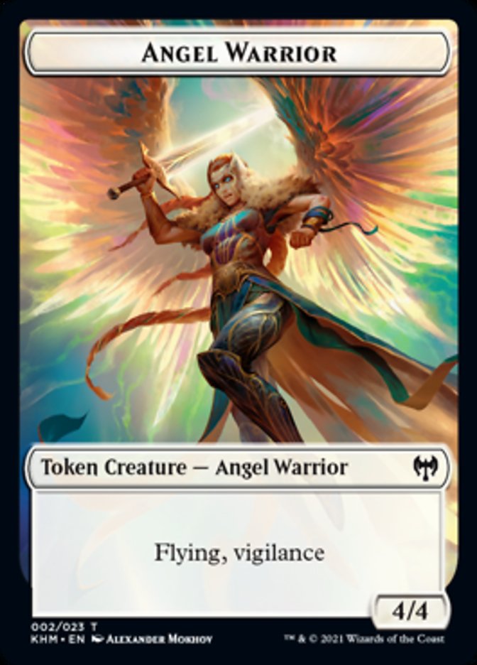 Angel Warrior Token [Kaldheim Tokens] - Magic: The Gathering - Card Brawlers | Quebec | Canada |