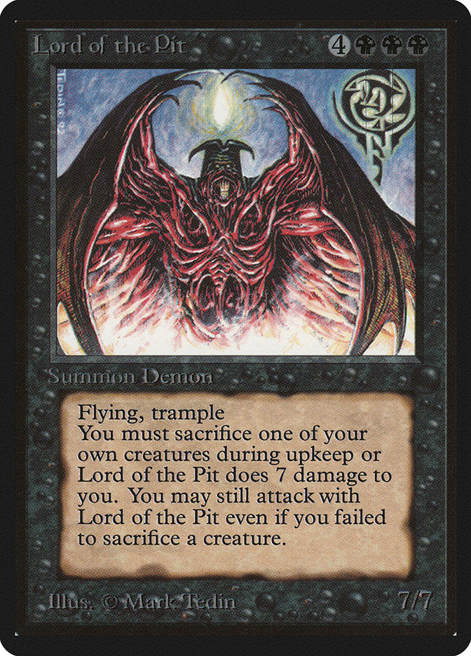 Lord of the Pit [Beta Edition] - Magic: The Gathering - Card Brawlers | Quebec | Canada |