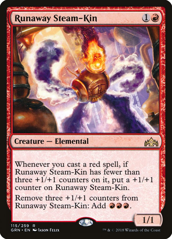 Runaway Steam-Kin [Guilds of Ravnica] - Magic: The Gathering - Card Brawlers | Quebec | Canada |