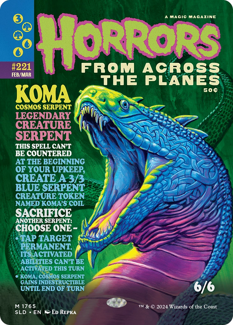 Koma, Cosmos Serpent [Secret Lair Drop Series] - Magic: The Gathering - Card Brawlers | Quebec | Canada |