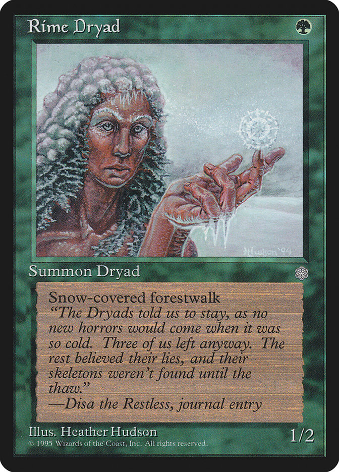 Rime Dryad [Ice Age] - Magic: The Gathering - Card Brawlers | Quebec | Canada |