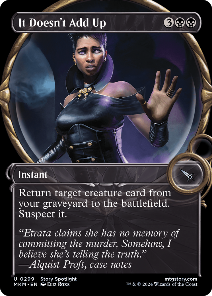It Doesn't Add Up (Showcase) [Murders at Karlov Manor] - Magic: The Gathering - Card Brawlers | Quebec | Canada |