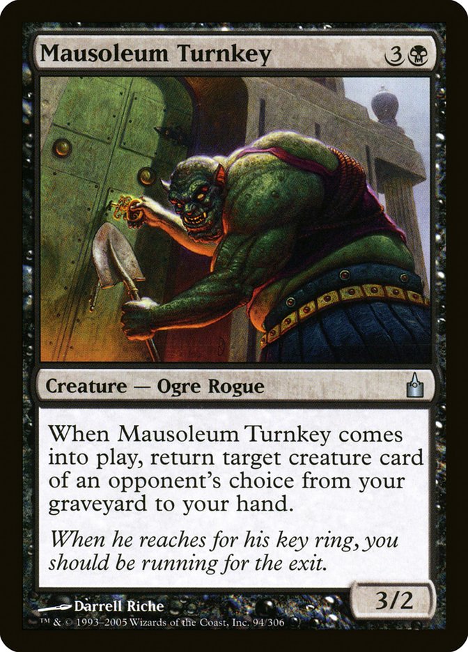 Mausoleum Turnkey [Ravnica: City of Guilds] - Magic: The Gathering - Card Brawlers | Quebec | Canada |