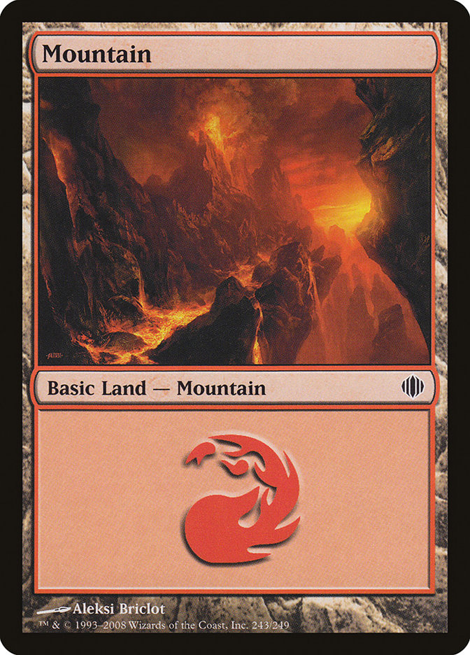 Mountain (243) [Shards of Alara] - Magic: The Gathering - Card Brawlers | Quebec | Canada |