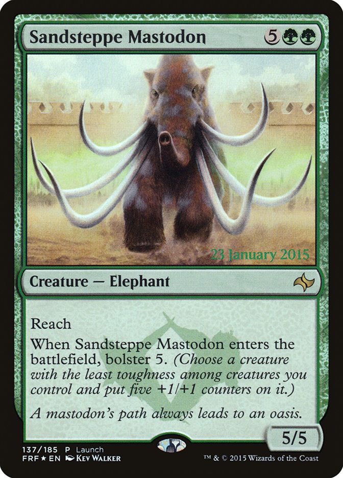 Sandsteppe Mastodon (Launch) [Fate Reforged Prerelease Promos] - Magic: The Gathering - Card Brawlers | Quebec | Canada |