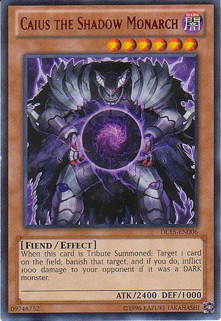 Caius the Shadow Monarch (Red) [DL15-EN006] Rare - Yu-Gi-Oh! - Card Brawlers | Quebec | Canada |