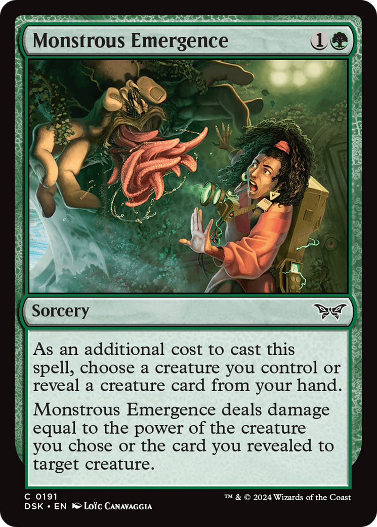 Monstrous Emergence [Duskmourn: House of Horror] - Magic: The Gathering - Card Brawlers | Quebec | Canada |