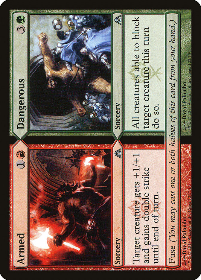 Armed // Dangerous [Dragon's Maze] - Magic: The Gathering - Card Brawlers | Quebec | Canada |