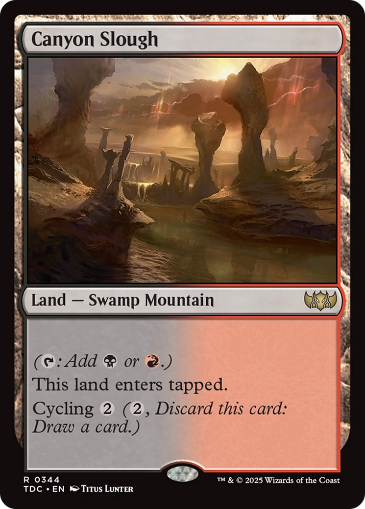 Canyon Slough [Tarkir: Dragonstorm Commander] - Magic: The Gathering - Card Brawlers | Quebec | Canada |