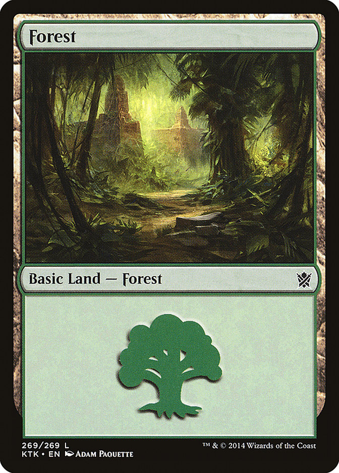 Forest (269) [Khans of Tarkir] - Magic: The Gathering - Card Brawlers | Quebec | Canada |