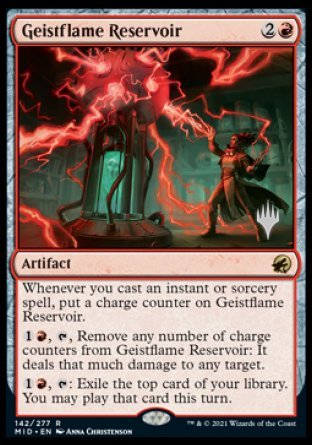 Geistflame Reservoir (Promo Pack) [Innistrad: Midnight Hunt Promos] - Magic: The Gathering - Card Brawlers | Quebec | Canada |