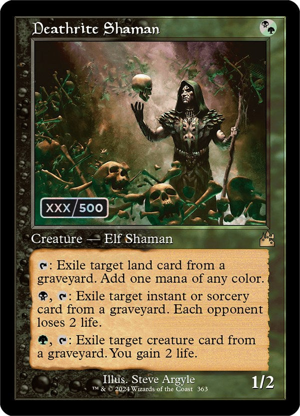 Deathrite Shaman (Retro) (Serialized) [Ravnica Remastered] - Magic: The Gathering - Card Brawlers | Quebec | Canada |
