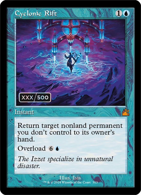 Cyclonic Rift (Retro) (Serialized) [Ravnica Remastered] - Magic: The Gathering - Card Brawlers | Quebec | Canada |