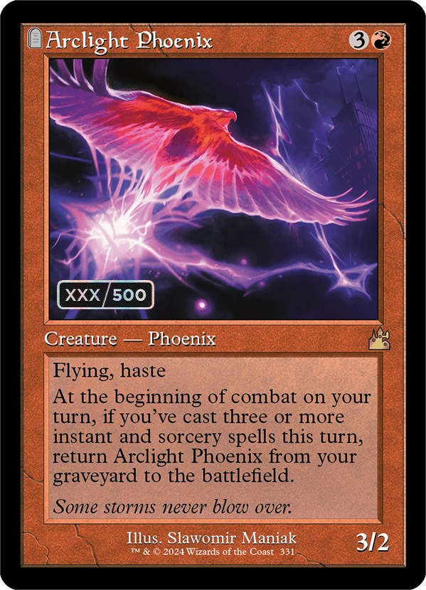 Arclight Phoenix (Retro) (Serialized) [Ravnica Remastered] - Magic: The Gathering - Card Brawlers | Quebec | Canada |