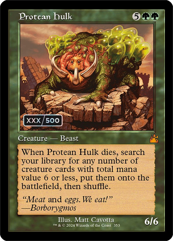 Protean Hulk (Retro) (Serialized) [Ravnica Remastered] - Magic: The Gathering - Card Brawlers | Quebec | Canada |