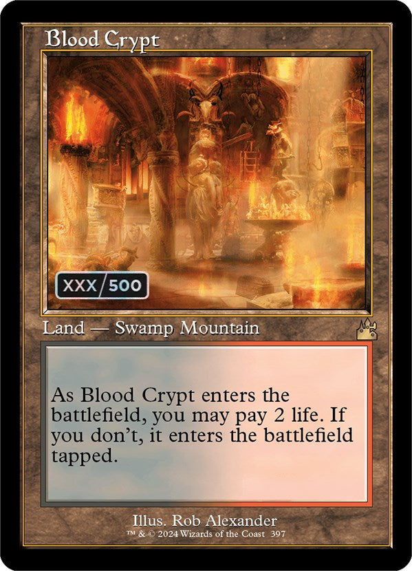 Blood Crypt (Retro) (Serialized) [Ravnica Remastered] - Magic: The Gathering - Card Brawlers | Quebec | Canada |