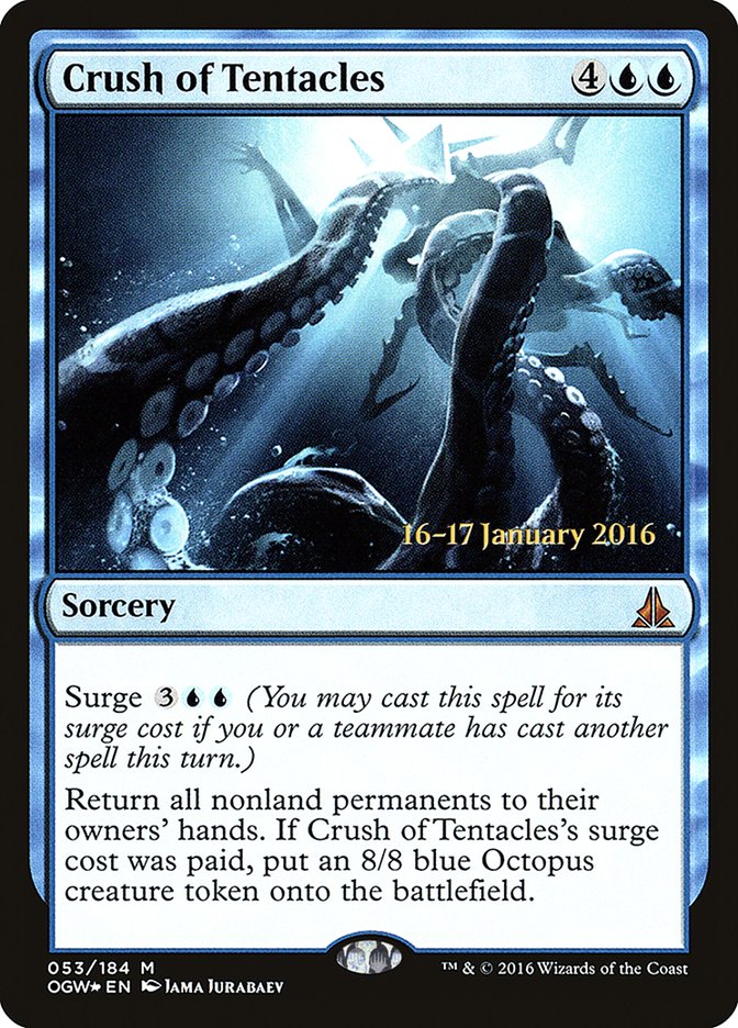 Crush of Tentacles [Oath of the Gatewatch Prerelease Promos] - Magic: The Gathering - Card Brawlers | Quebec | Canada |