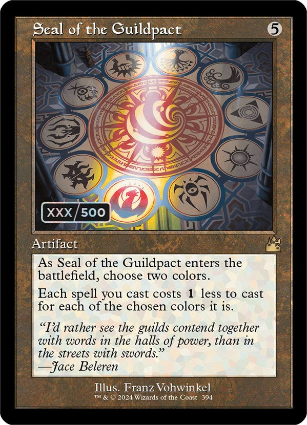 Seal of the Guildpact (Retro) (Serialized) [Ravnica Remastered] - Magic: The Gathering - Card Brawlers | Quebec | Canada |