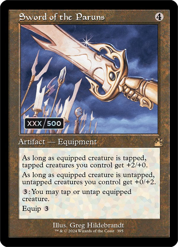 Sword of the Paruns (Retro) (Serialized) [Ravnica Remastered] - Magic: The Gathering - Card Brawlers | Quebec | Canada |